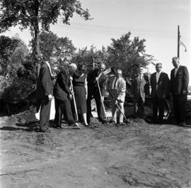 Halenbeck Hall (1965) groundbreaking, St. Cloud State University