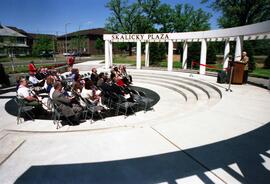 The Norman C. Skalicky Plaza dedication at 10th Street South and 5th Avenue South, was dedicated