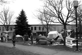 MEChA hunger strike site, St. Cloud State University