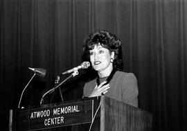 Elizabeth Dole speaks at Atwood Memorial Center (1966), St. Cloud State University