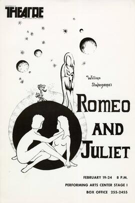 Romeo and Juliet theatre production poster, St. Cloud State University