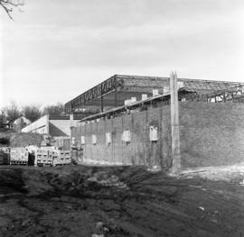 Halenbeck Hall (1965) construction, exterior, St. Cloud State University