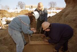 Excavation of human remains found while digging foundation for the Miller Center (2000), St. Cloud State University