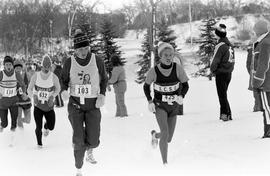 Runners participate in the NCAA Division II cross country championships, St. Cloud State University