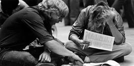 Dave and Sue Coates register for classes, St. Cloud State University