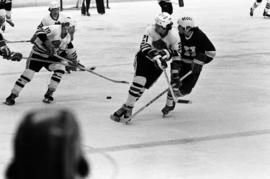 St. Cloud State University plays against Hamline University in men's hockey