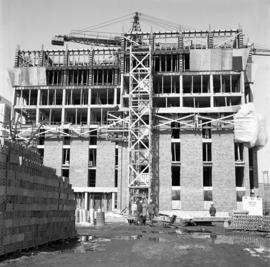 Sherburne Hall (1969) construction, St. Cloud State University