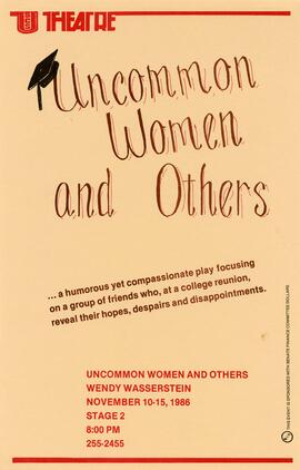 Uncommon Women and Others theatre production poster, St. Cloud State University