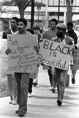 B-SURE members protest, St. Cloud State University