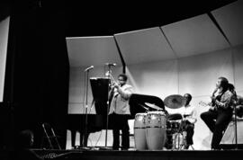 Jazz musician Dizzy Gillespie performs at the Stewart Hall (1948) auditorium, St. Cloud State University