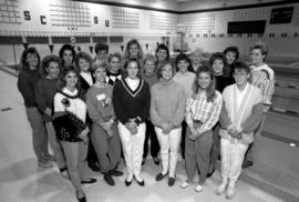 Women's swimming team, St. Cloud State University