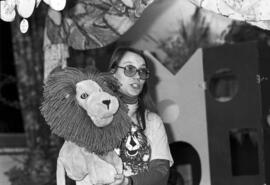 Kathy Gerdts holds a puppet at the Campus Laboratory School, St. Cloud State University