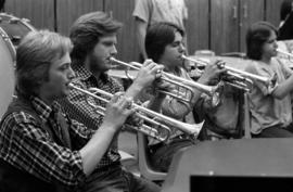 Band rehearsal, St. Cloud State University