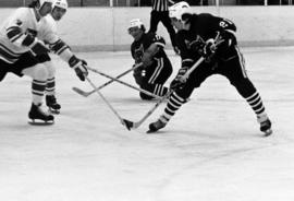 St. Cloud State University plays against St. John's University in men's hockey