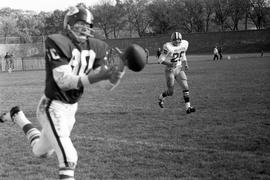 Football game, St. Cloud State University vs. Michigan Tech University