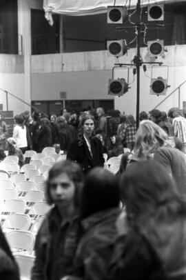 Crowd at the Mahavishnu Orchestra concert at Halenbeck Hall (1965), St. Cloud State University