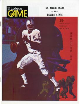 Football program cover, St. Cloud State University