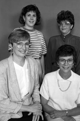 Health Services staff Corita Beckermann, Candace Feia, Doris Torberg, and Sally Milstroh, St. Cloud State University