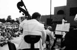 An orchestra performs, Lemonade Concert and Art Fair, St. Cloud State University