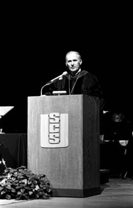 Brendan McDonald speaks, Brendan McDonald inauguration, St. Cloud State University