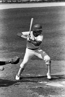 Scott Mansch at bat during a St. Cloud State University baseball game