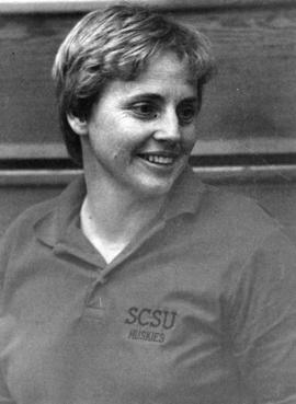 St. Cloud State volleyball coach Diane Glawatzke