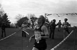 Scott Ergen competes in a cross country meet, St. Cloud State University