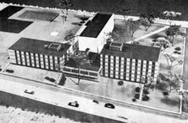 Shoemaker Hall (1915) model, St. Cloud State University