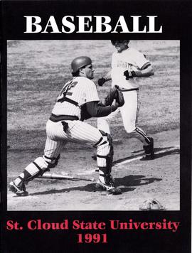 St. Cloud State University baseball media guide cover