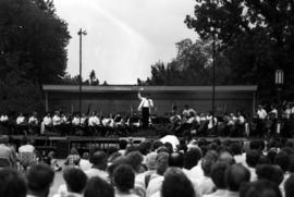 An orchestra performs, Lemonade Concert and Art Fair, St. Cloud State University