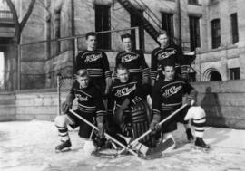 Six hockey players, St. Cloud State University