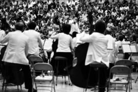 Minnesota Orchestra performs at Halenbeck Hall (1965), Lemonade Concert and Art Fair, St. Cloud State University