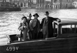 Claude and Sinclair Lewis, Venice, Italy