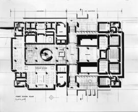 Centennial Hall (1971), first floor floor plan, St. Cloud State University