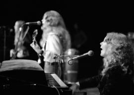 Vixen, an all female rock band from the Twin Cities, perform at the Stewart Hall (1948) auditorium for the National Entertainment Conference, St. Cloud State University