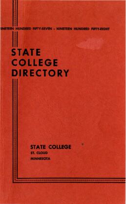 St. Cloud State University directory