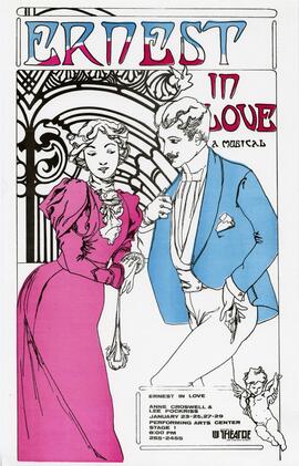 Ernest in Love theatre production poster, St. Cloud State University