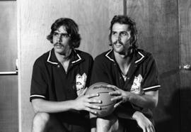 Men's basketball co-captains Al Anderstrom and Tom Decker, St. Cloud State University