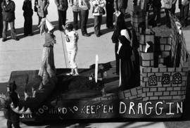 Homecoming parade float, St. Cloud State University