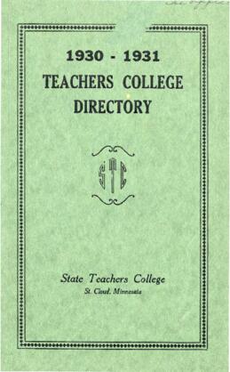 St. Cloud State University directory