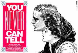 You Never Can Tell theatre production poster, St. Cloud State University