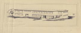 David L. Kiehle Library (1952) architectural drawings, St. Cloud State University