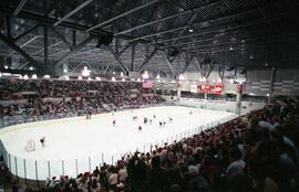 Hockey game played at the National Hockey Center (1989), St. Cloud State University