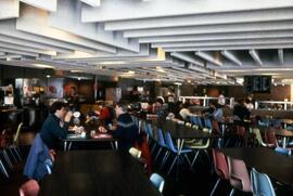 People dine at Garvey Commons (1963), St. Cloud State University