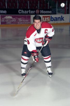 Hockey player Brandon Sampair, St. Cloud State University