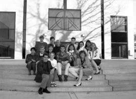 Irene Bruemmer and Margaret Vos with UPB students, St. Cloud State University