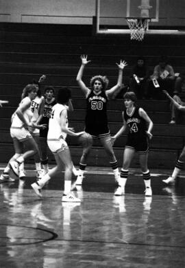 St. Cloud State University women's basketball game against Morningside College