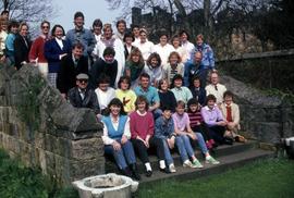 Students at Alnwick Castle, St. Cloud State University