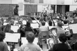 Band rehearsal, St. Cloud State University