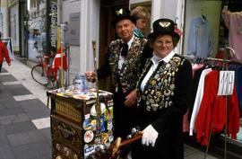 Street vendors in Aalborg, Denmark